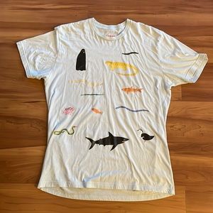 Animal T-shirt by artist and musician Lorien Stern - L